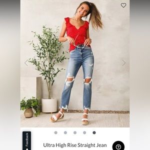 Flying Monkey Ultra High Rise Straight Jean